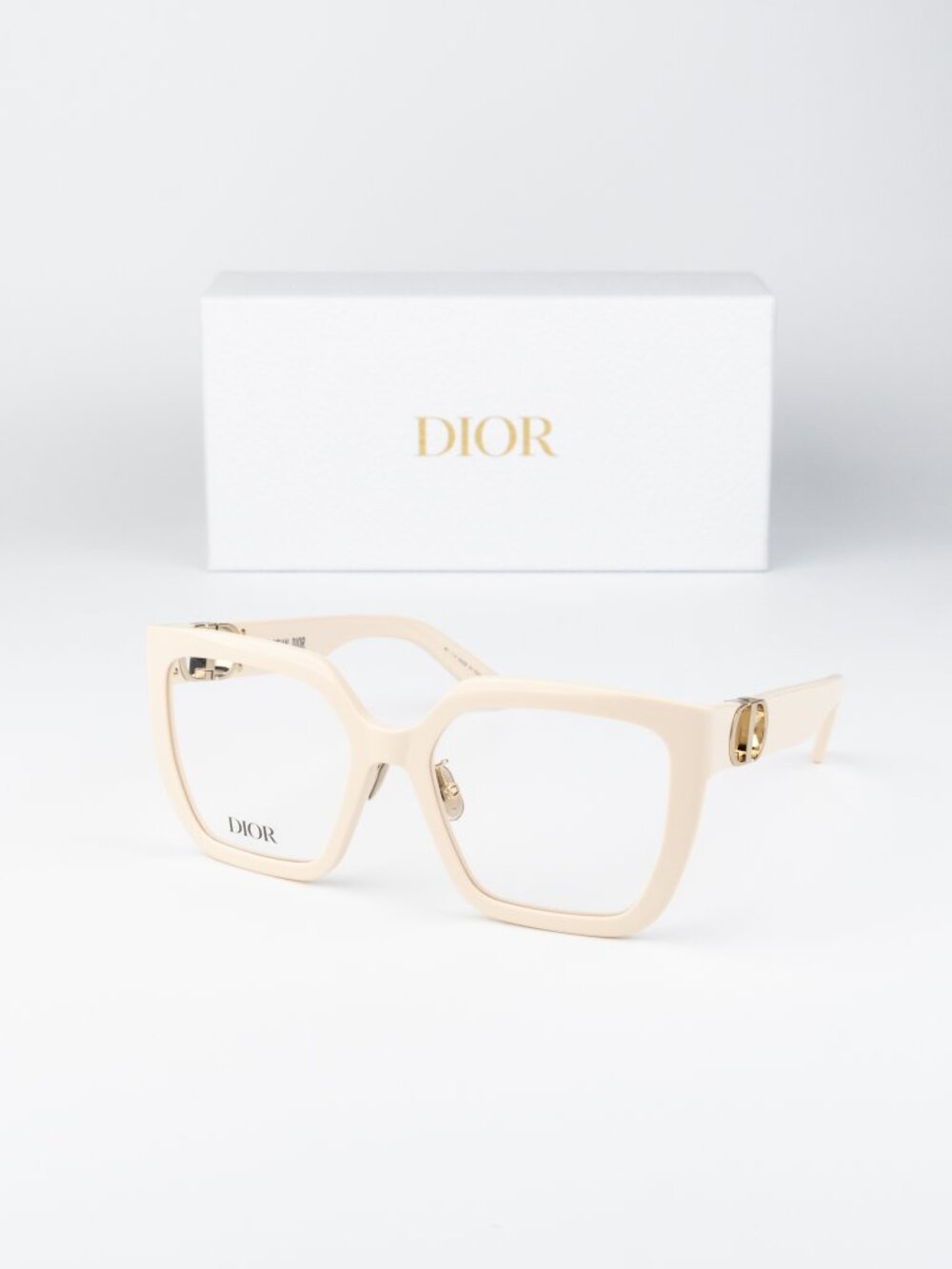 Dior Women Eyeglasses Ivory Butterfly 30MONTAIGNEO S1F 9500 NEW AUTHENTIC